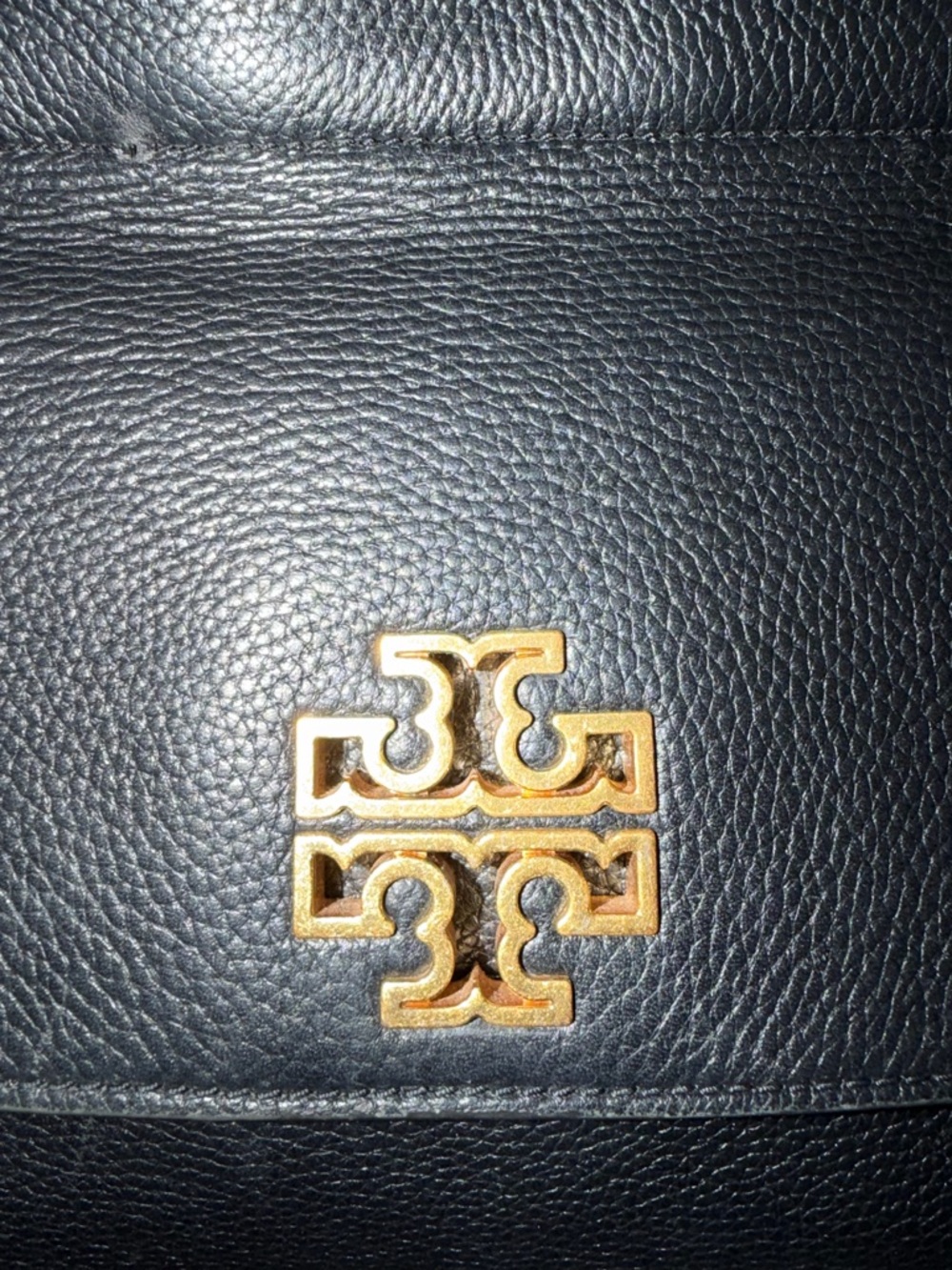Tory Burch Britten Black Leather Flap Convertible Shoulder Bag/Crossbody Bag - Picture 5 of 8
